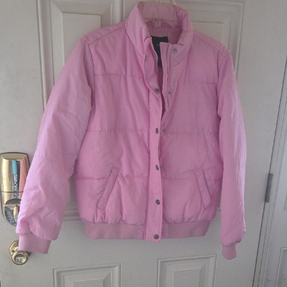 Forever 21 Light Pink Women's Puffer Jacket